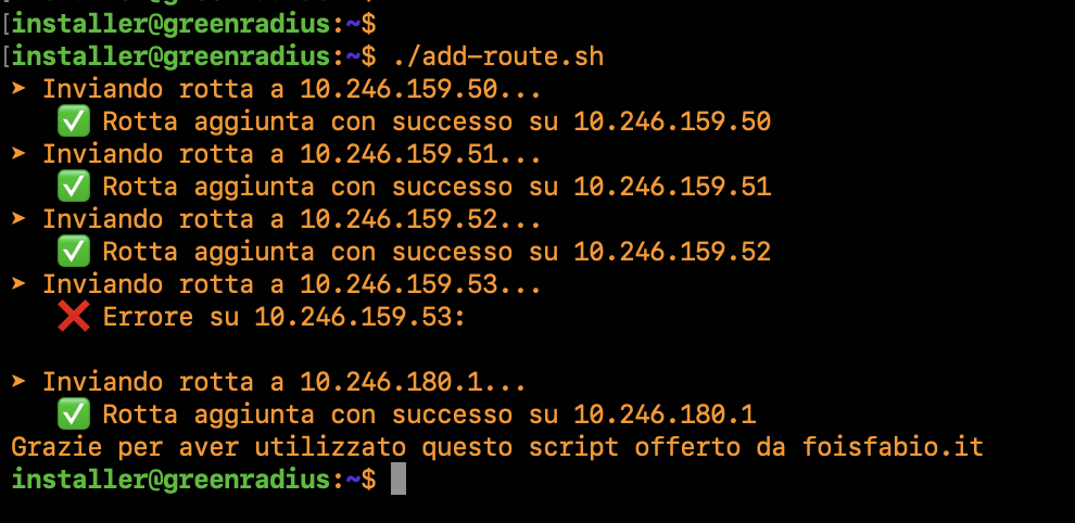 mikrotik rest api aggiungi rotta